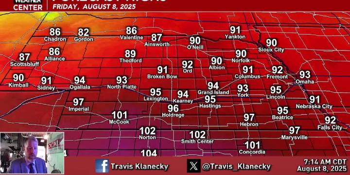 Hot temperatures end the week, but it will be a little bit better in time for the weekend