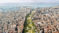 Así son las plazas-puente que Málaga quiere construir sobre el Guadalmedina