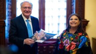 Brugada entrega llaves de la CDMX al vicepresidente de Brasil para "fortalecer lazos políticos"