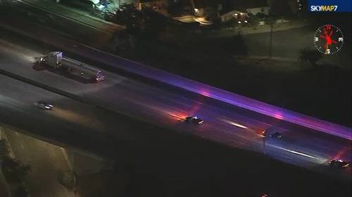 Suspects carjack multiple vehicles, including tanker truck, in wild chase across Los Angeles and San Fernando Valley