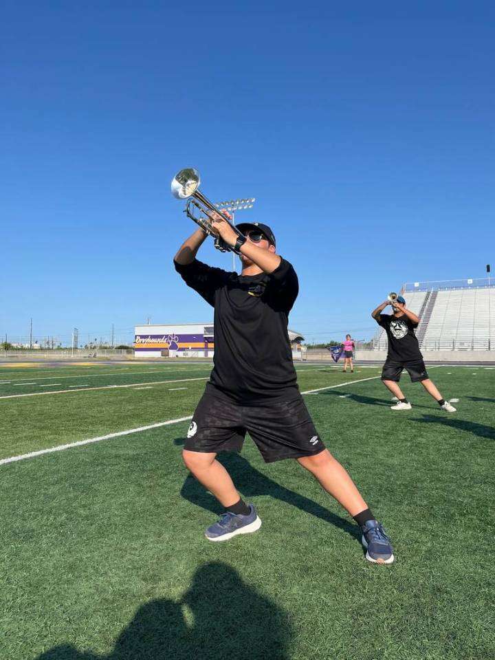 San Benito Greyhound Marching Band has a brand new show, attitude