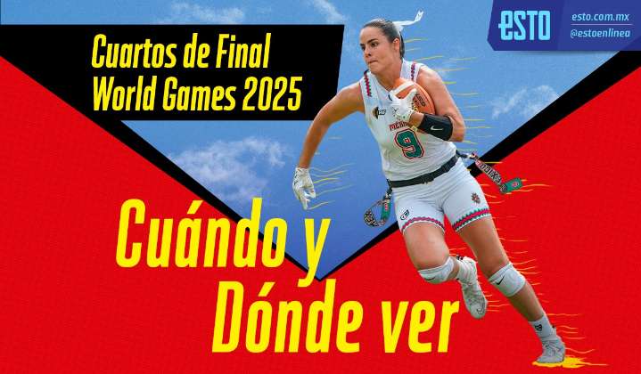 ¿Cuándo y dónde ver los cuartos de final de la Selección Mexicana de Flag Football en The World Games?