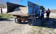 Dos detenidos en Gaiman por intentar llevarse ripio de una cantera municipal