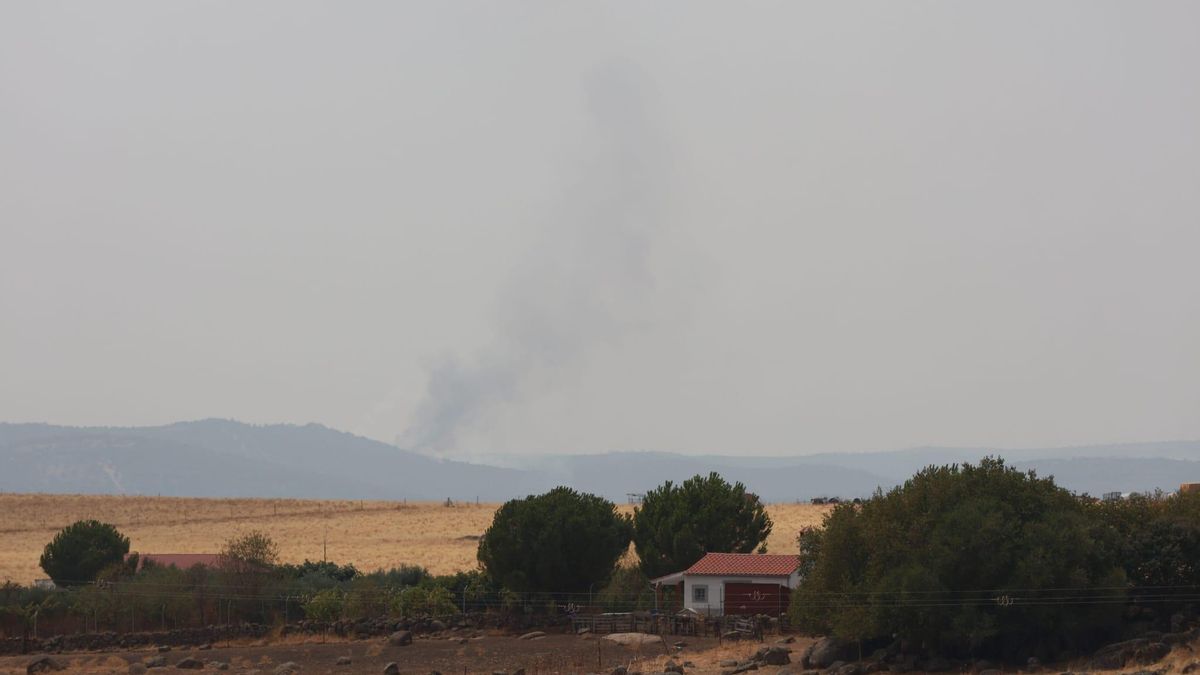 Estabilizado el frente del incendio de Aliseda que afecta a Malpartida: “Estamos tranquilos”