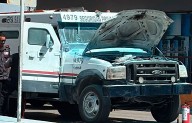Se incendia camión de traslado de valores de la empresa Sepsa