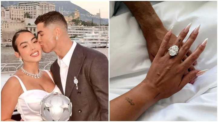 Cristiano Ronaldo entrega lujoso anillo de compromiso a Georgina Rodríguez