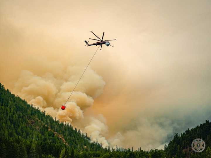 Smoke from a growing wildfire wafts into Seattle