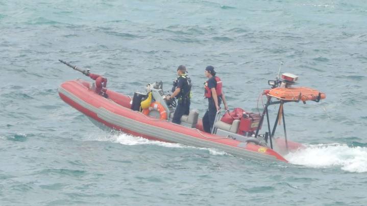 Jet ski riders rescued from high waves in Lake Michigan