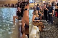 VIDEO. Turista argentina causa indignación en Roma: metió sus pies en la Fontana di Trevi