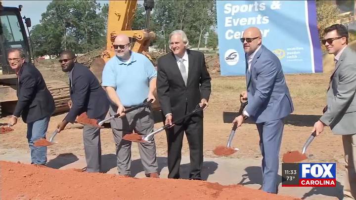 Officials break ground on Greer sports and events center