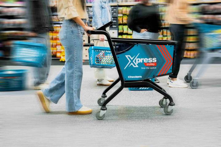Shoprite's Checkers trials high-tech shopping trolleys in South Africa