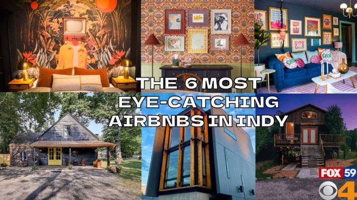 Here are 6 of the most eye-catching Airbnbs in Indy