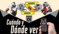 Las Vegas Raiders vs New England Patriots ¿Dónde ver y a qué hora es el juego de la semana 1 de la NFL?