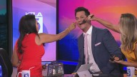 No makeup artist? No problem: KTLA’s Doug Kolk gets a lesson in cosmetology on live TV 