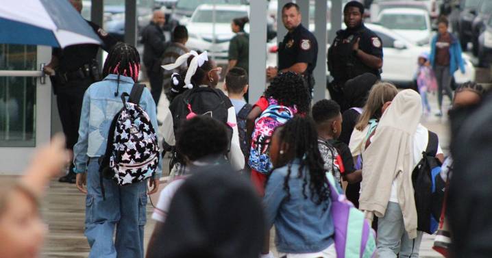 What the first day looked like at Danville's newest school