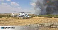 La empresa que gestiona los medios aéreos de los incendios forestales de Castilla