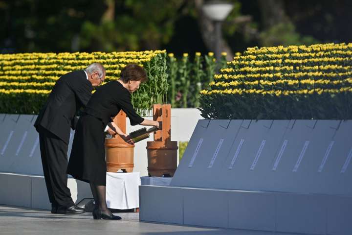 Hiroshima recuerda 80 años de la bomba atómica en medio de tensiones EEUU