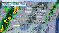 Chance of isolated shower or thunderstorm Monday