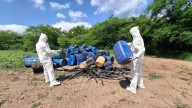Aseguran y destruyen más de 75 mil litros de droga en Culiacán y Cosalá