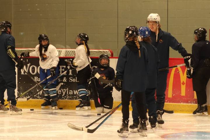Sport, culture, tradition, star in first Okanagan Indian Band Hockey School
