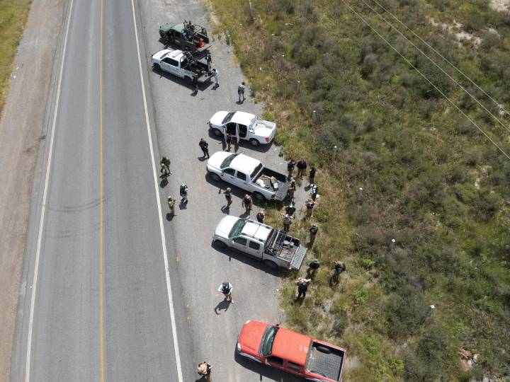 Acuden autoridades federales y estatales a Pinos a realizar una búsqueda de vida y forense
