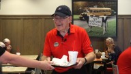 'I just love working here': Meet the 86-year-old serving smiles at Chick