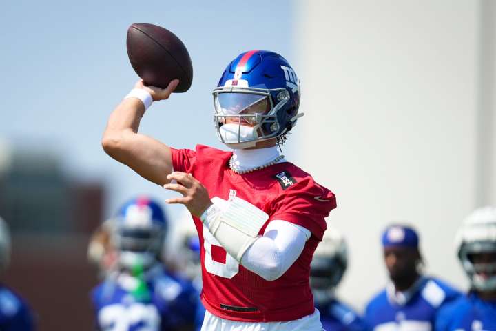 Giants’ rookie quarterback set to make preseason debut vs Bills on Saturday