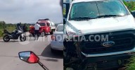 Se registran 2 choques en Morelia; uno involucró a presunta camioneta de la SSP