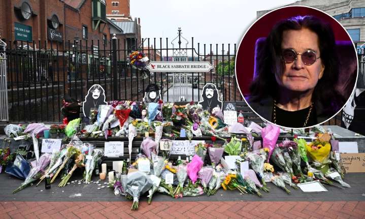 Man charged with theft of flowers from Ozzy Osbourne memorial