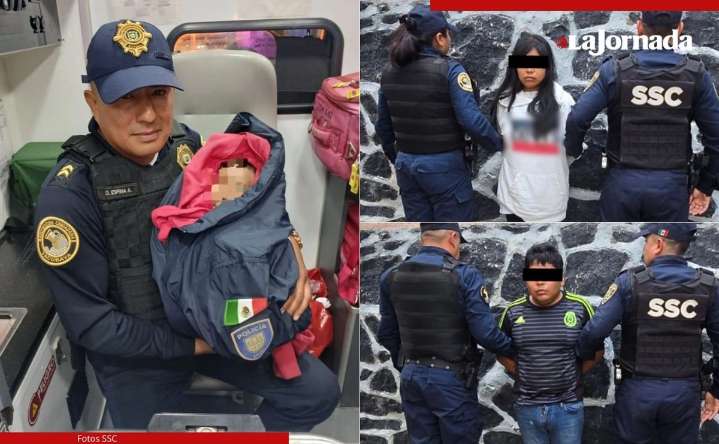 Detienen a pareja por abandono de bebé en la Miguel Hidalgo de CDMX