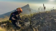 Tras varias horas, apagan incendio en el Cerro de la Silla