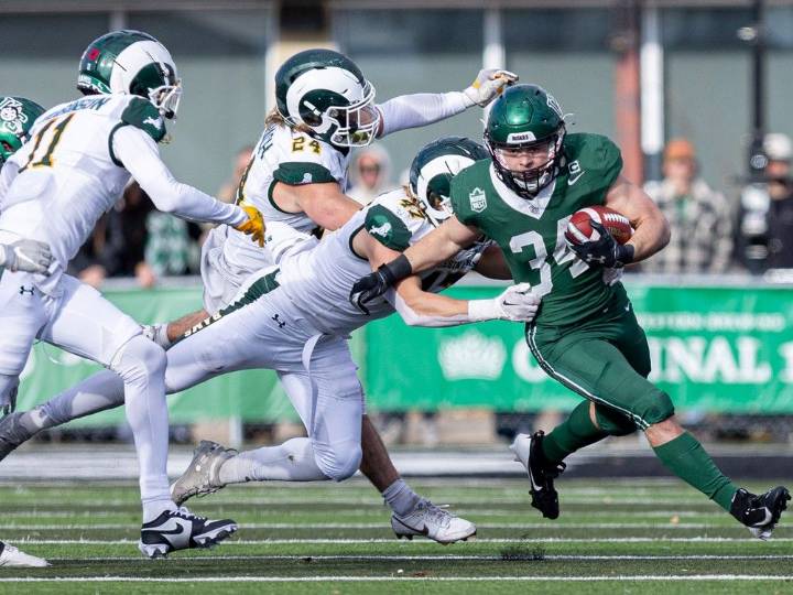 Huskies' Ryker Frank takes a run at long-standing rushing record