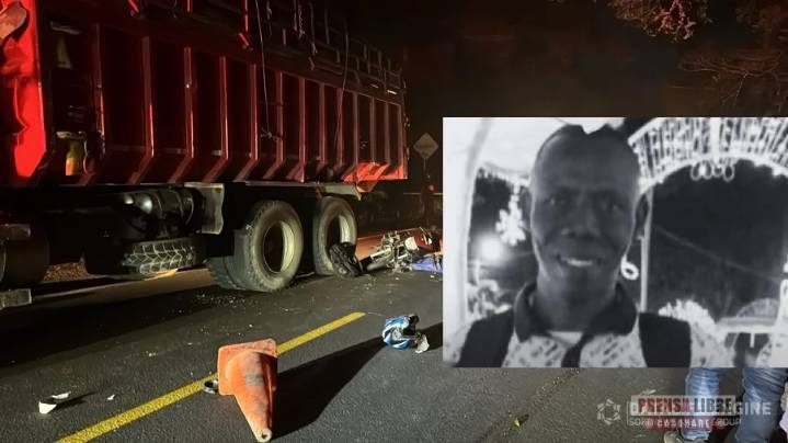 Motociclista perdió la vida en choque contra un camión al sur de Casanare