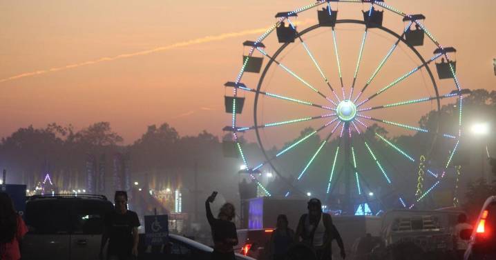 The sun sets on the Berkeley County Youth Fair