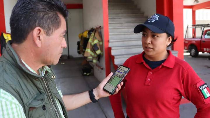 Guadalupe, una mujer que trabaja para salvar vidas entre el fuego