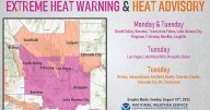 Extreme heat warning issued for Monday, Tuesday in Tri