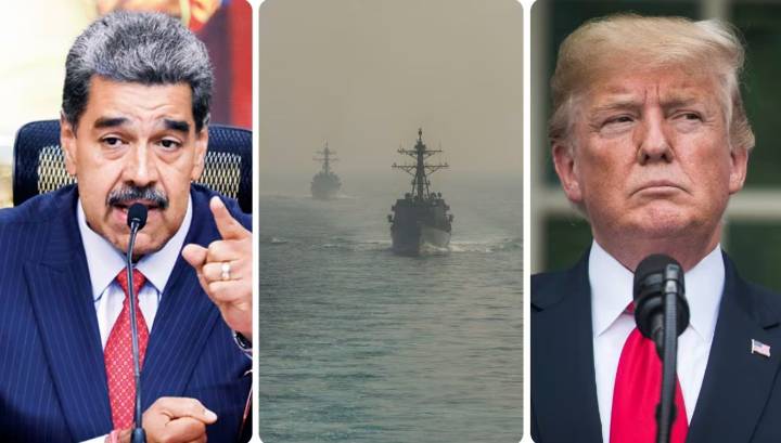 ¿Cuál es el recorrido que llevan a cabo los buques estadounidenses para llegar a Venezuela?