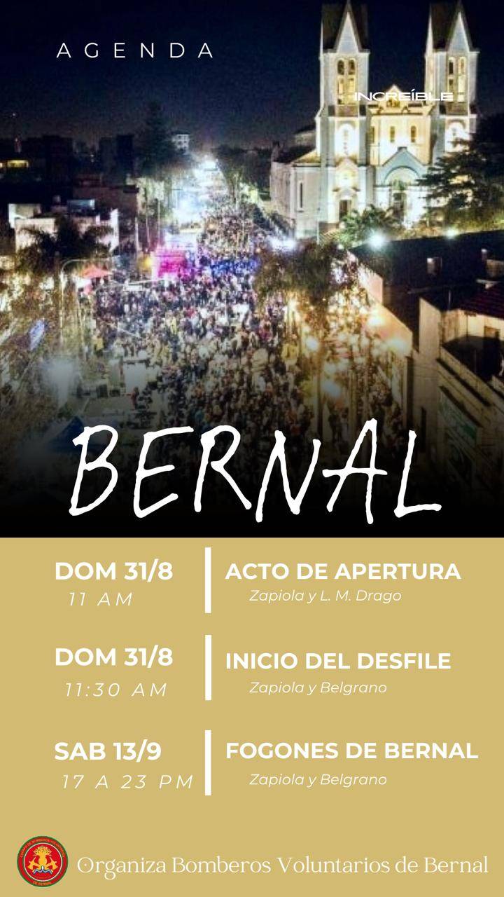Agenda confirmada para los tradicionales Fogones de Bernal