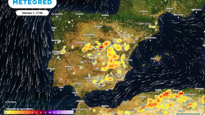 La Aemet activa la alerta naranja en Comunidad Valenciana ante la previsión de fuertes lluvias