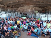 Eran metalúrgicos, unieron la agricultura y la ganadería y ahora suman la producción porcina