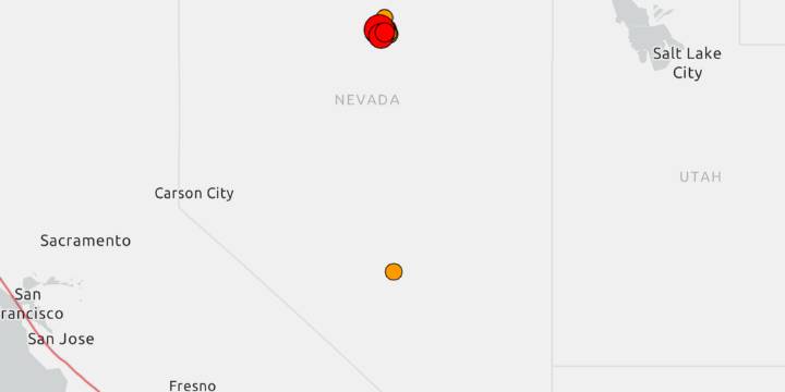Earthquake swarm detected in northern Nevada