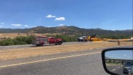 Hazmat crash closes section of I-80 in Summit County