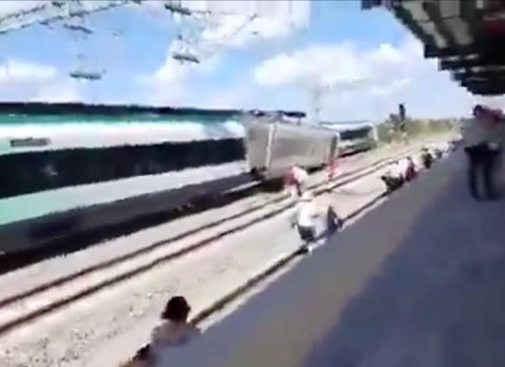 VIDEO: Se descarrila el Tren Maya