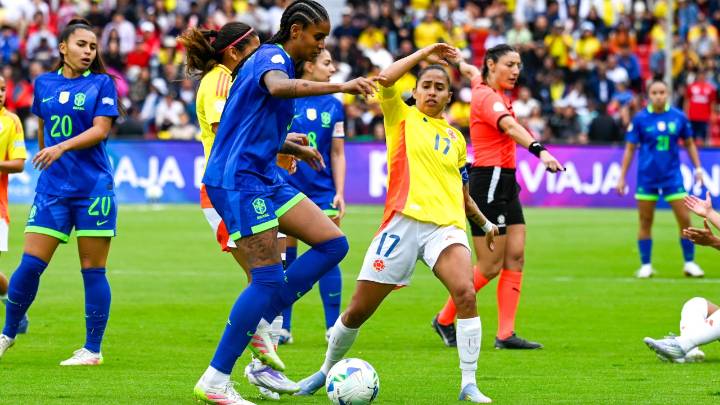 En video: Jugadora de Brasil se burló de las colombianas tras ganarle la final de la Copa América femenina