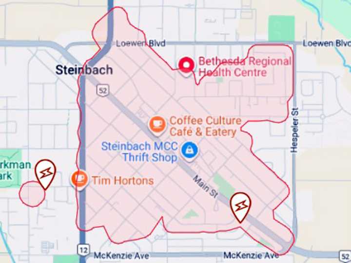 Hydro outage impacting hundreds of customers in Steinbach