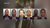 Five suspects charged in viral downtown brawl make appearance in court