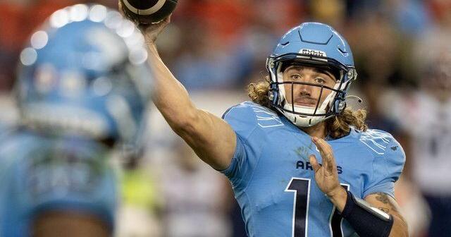 Caleb Evans looks to seize opportunity as Alouettes search for solutions at QB