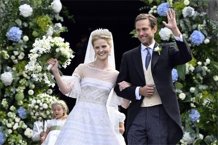 La boda de la princesa María Carolina y el venezolano Leopoldo Maduro Vollmer