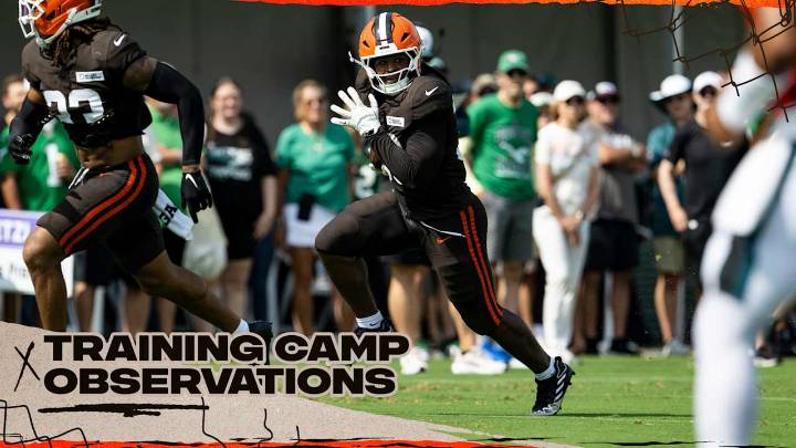 Browns defense stands strong against Eagles' offense in joint practice