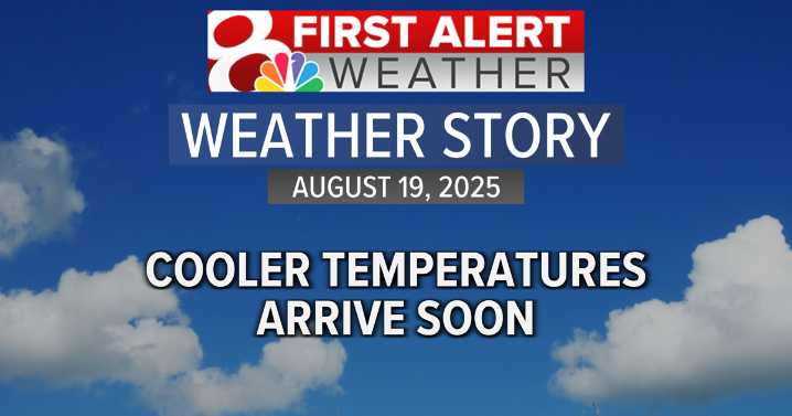 Forecast: Cooler and less muggy starting tomorrow
